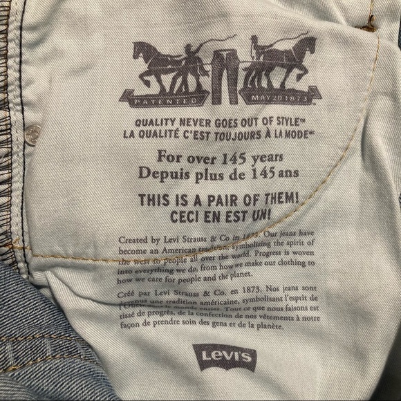 LEVI’S 505 Regular Straight  Leg 100% Cotton 12” Rise Sz 38 x 30 NWT - Picture 10 of 10